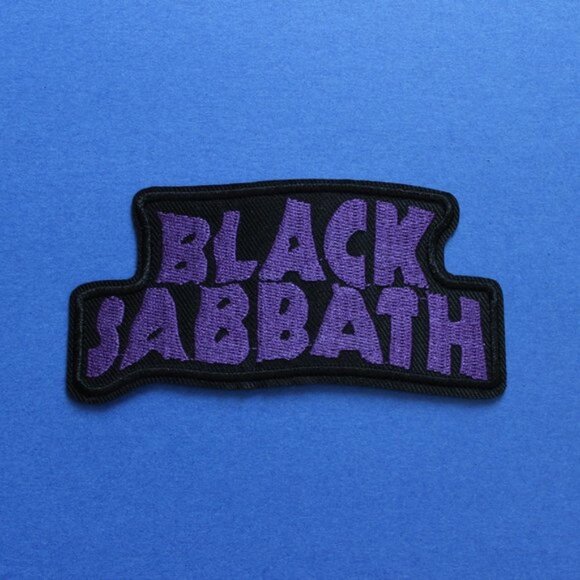 🕷️ Black Sabbath Iron-On Patch – Purple / Black (5” x 2.5”) - Picture 1 of 4